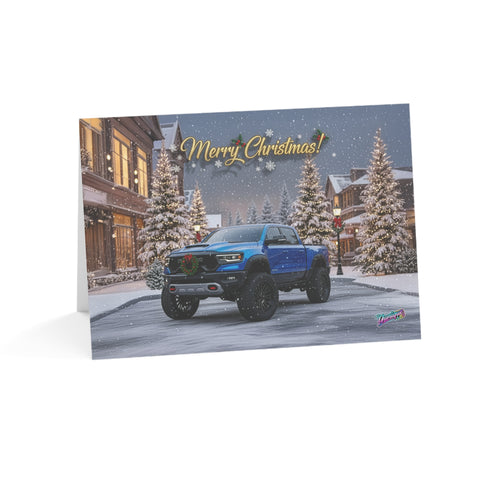 Christmas Dodge Ram TRX Greeting Card