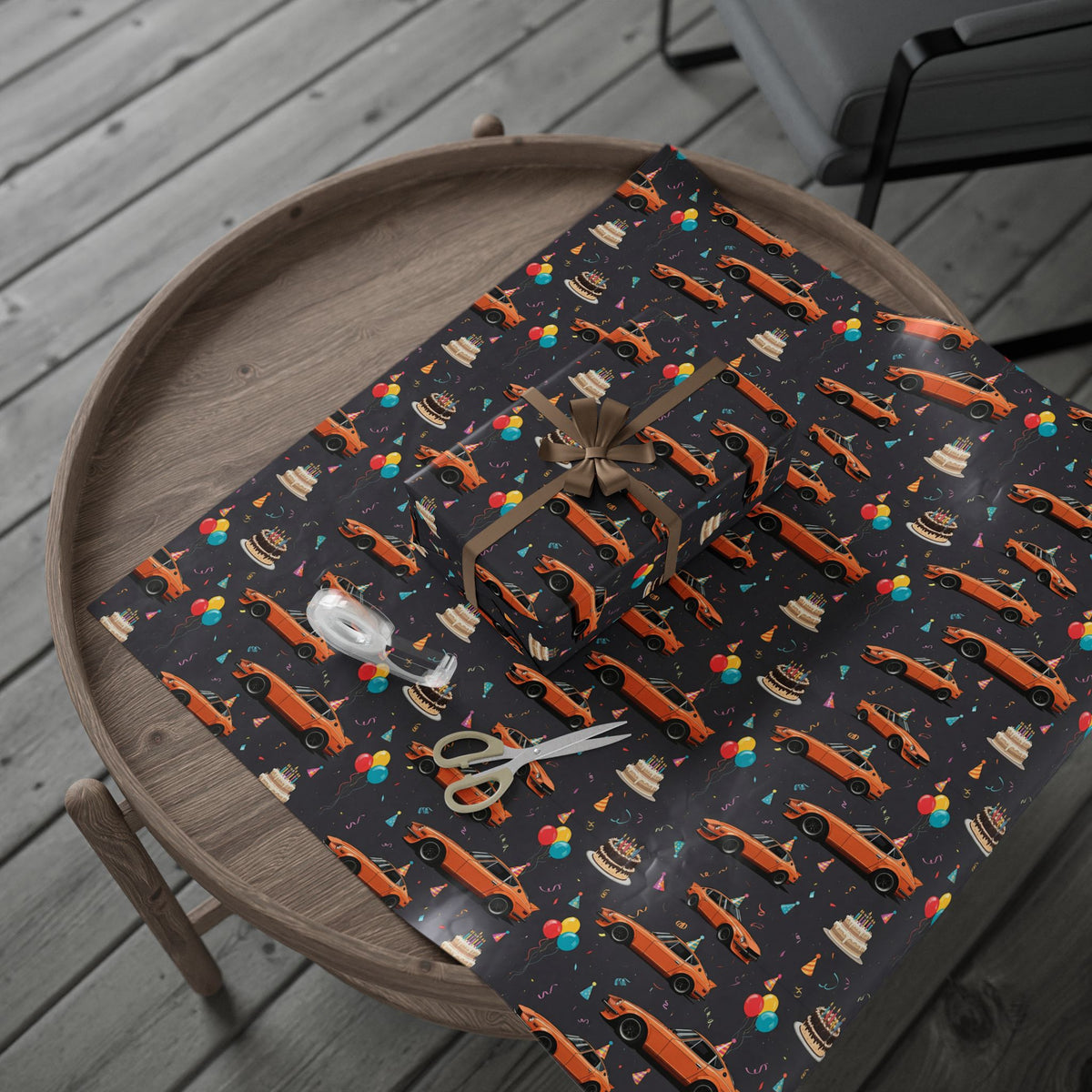 Nissan 280Z birthday wrapping paper — view 9