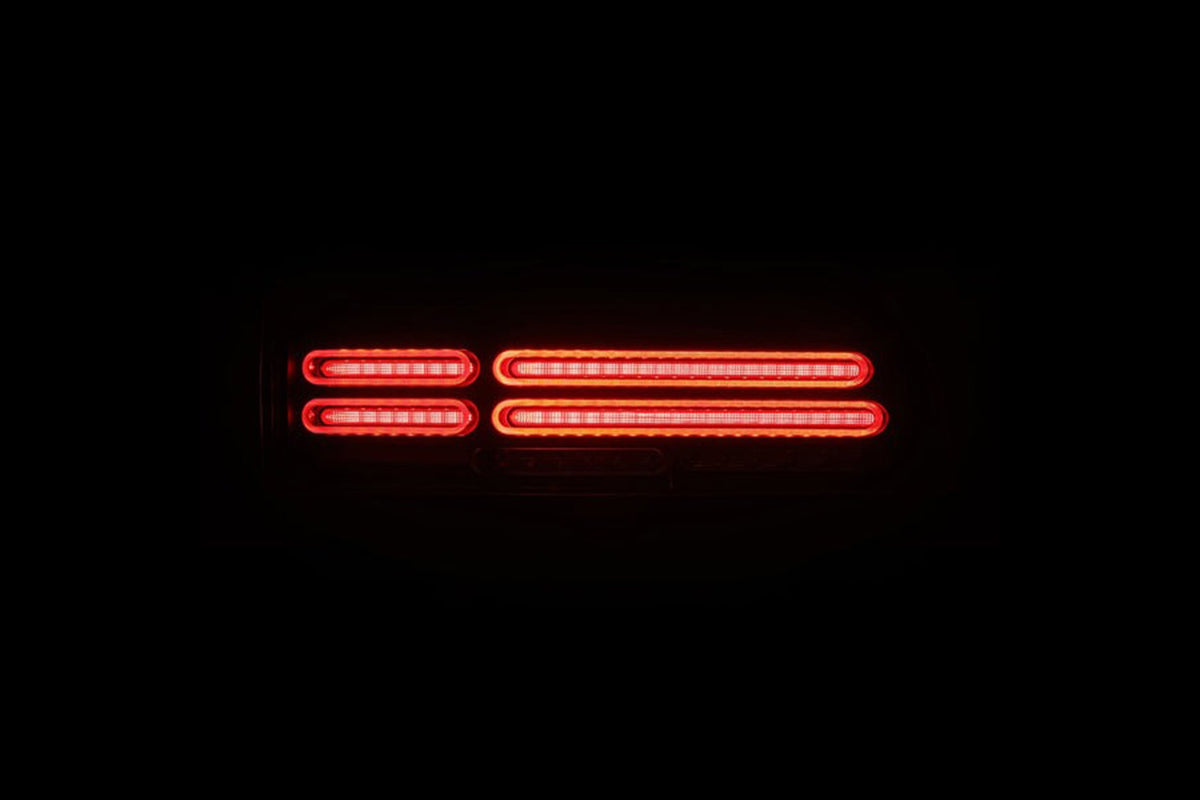 AlphaRex NOVA Quad-Loop tails - night shot