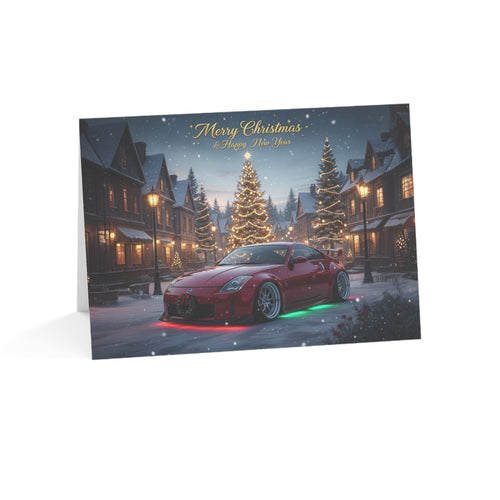 Christmas Nissan 350Z Greeting Card