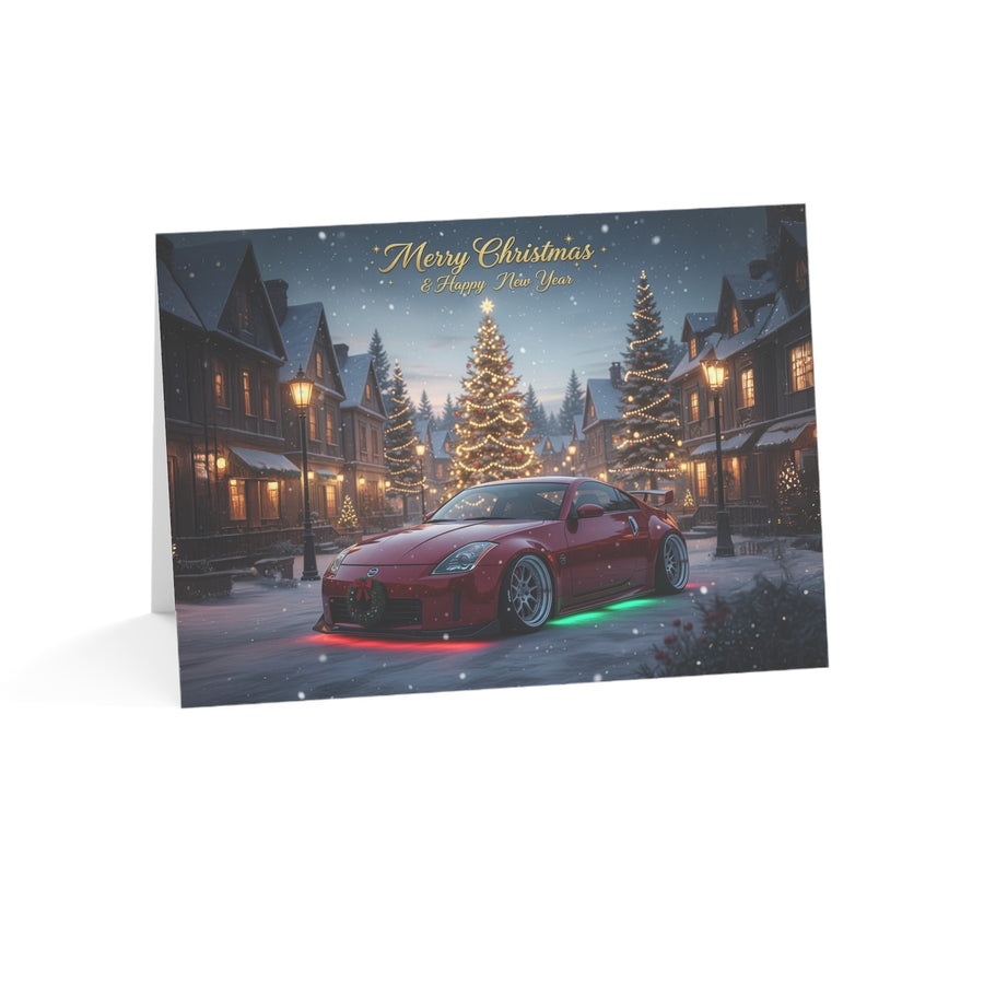 Christmas Nissan 350Z Greeting Card