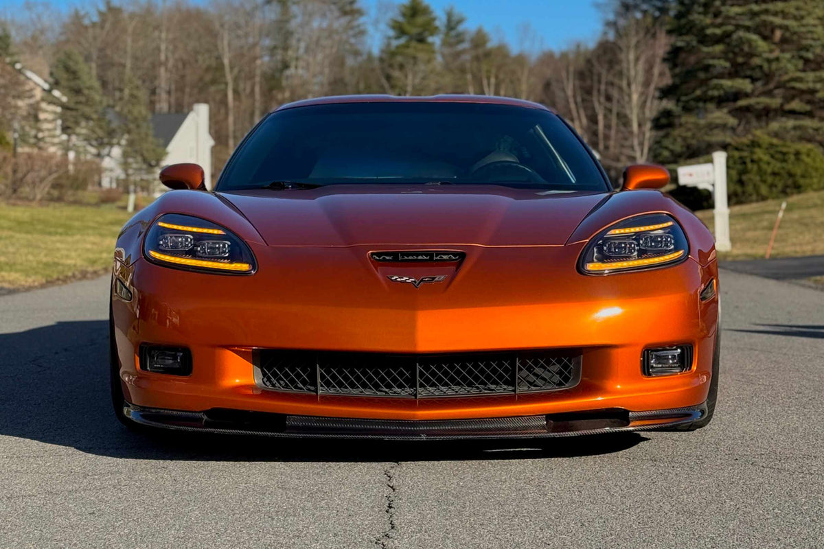 Corvette C6 Morimoto XB Evo Headlights - side angle