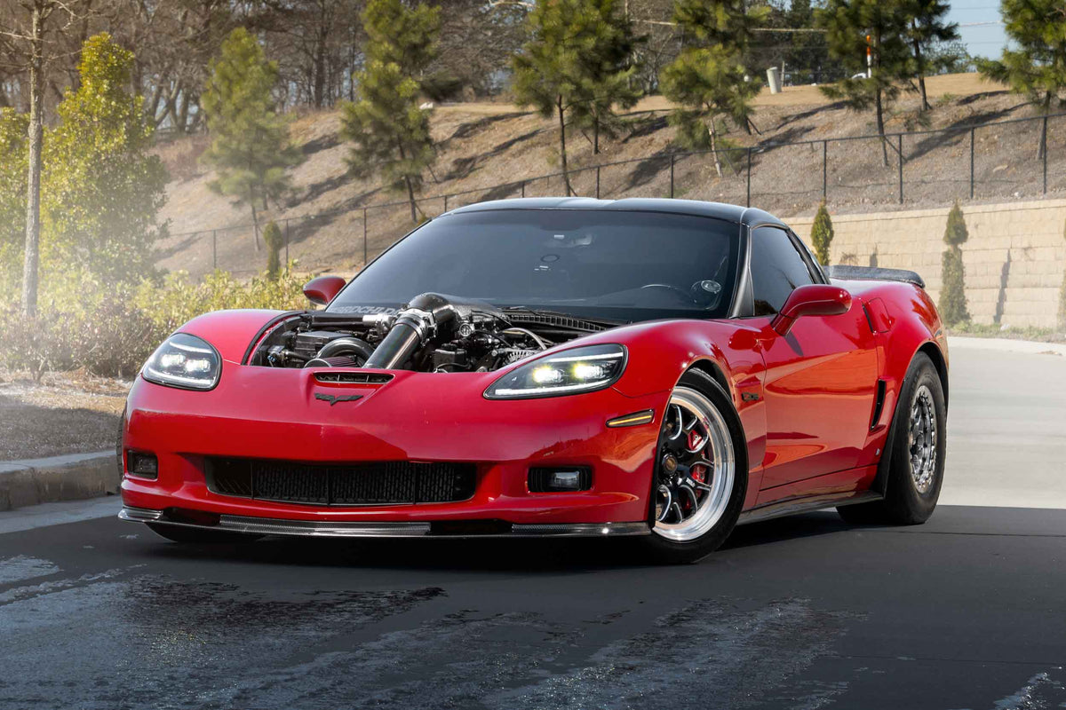 Corvette C6 XB Evo Headlights - night photography
