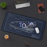 370Z Neopixel Custom Headlights Desk Mat
