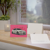 Valentine's Day Mitsubishi Lancer Evo X greeting card — view 5