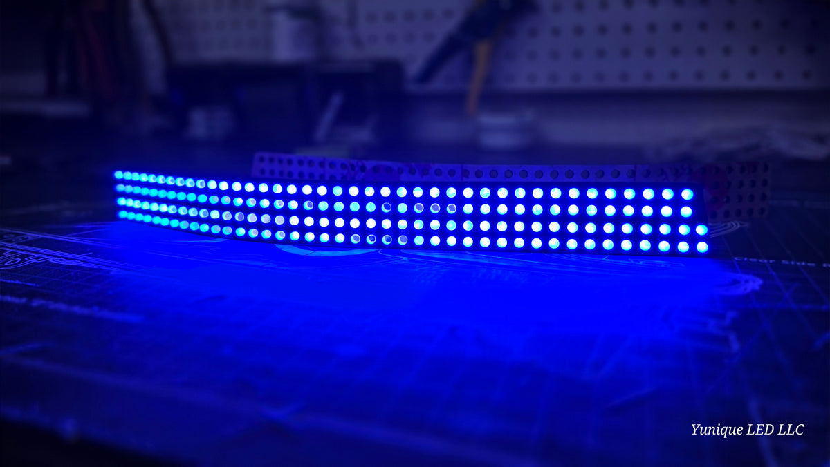 Nissan 350Z Neopixel acrylic LED panels — view 4