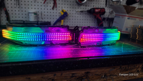 Nissan 350Z Rear Bumper BlueGhozt Lights