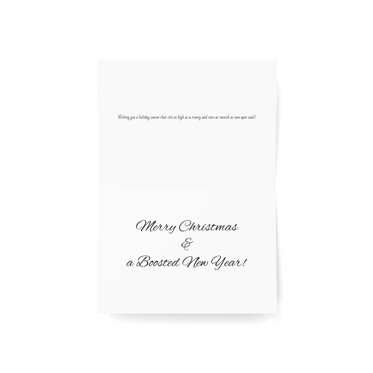 Christmas Mazda RX-7 greeting card — view 4