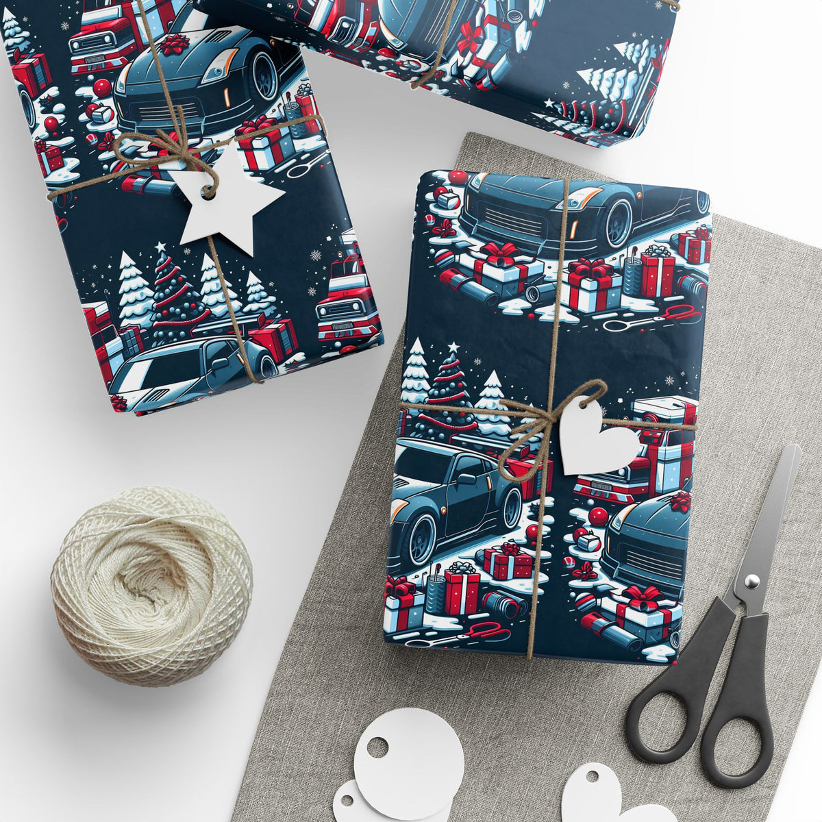 Nissan 350Z Christmas wrapping paper — view 8