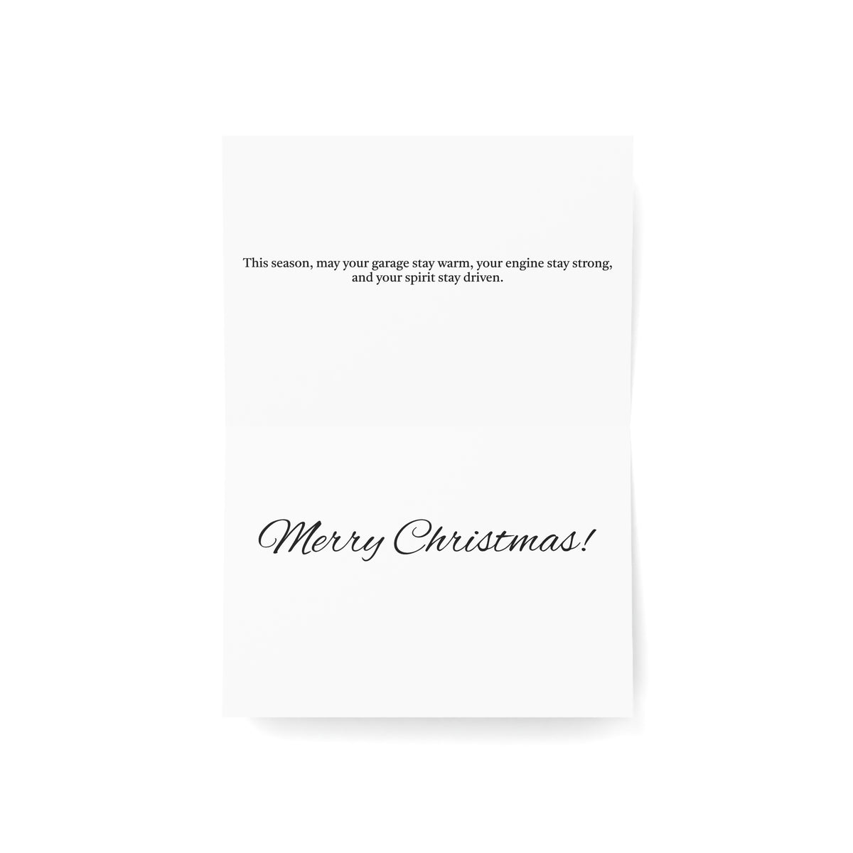 Christmas Infiniti G37 Coupe greeting card — view 4