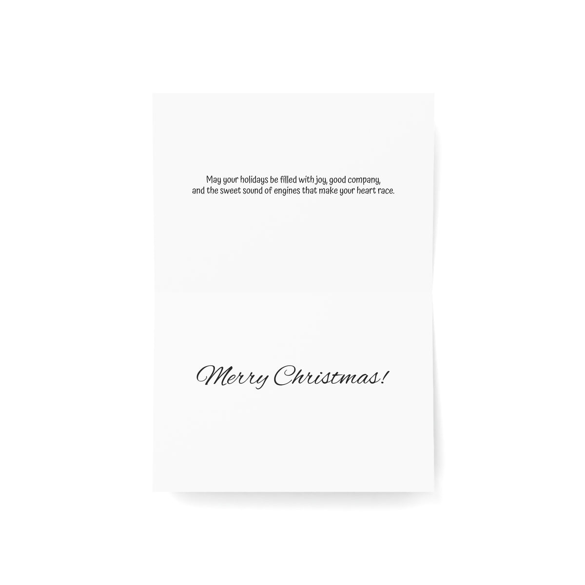 Christmas Nissan 370Z greeting card — view 4