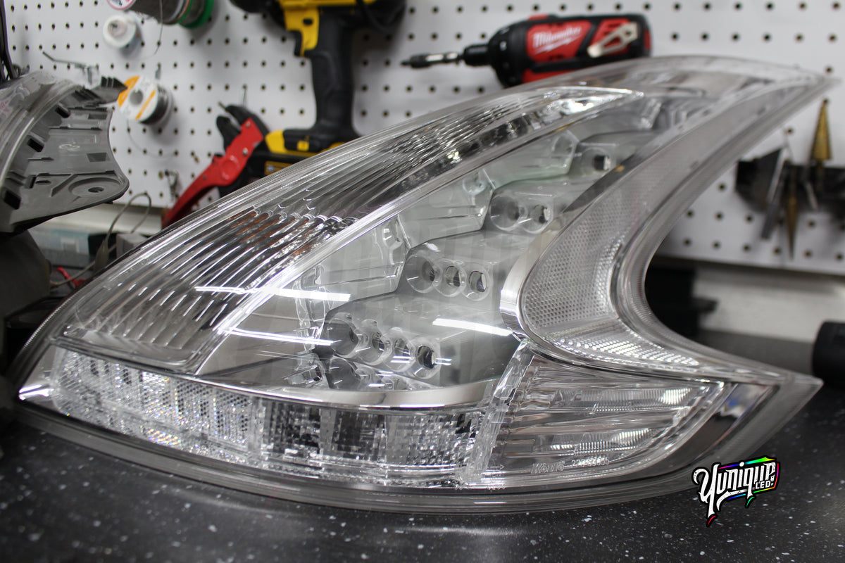 Nissan 370Z BlueGhozt Clear RGB LED taillights — view 10