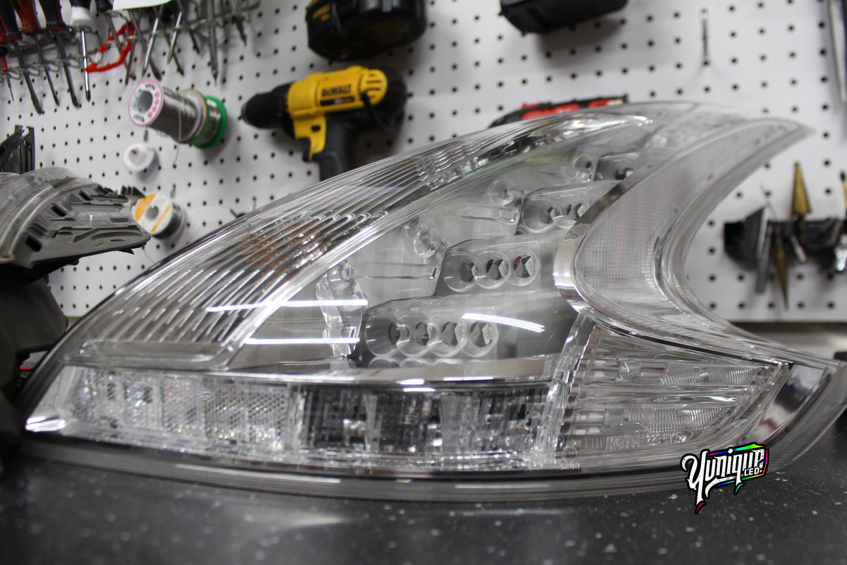 Nissan 370Z BlueGhozt Clear RGB LED taillights — view 12