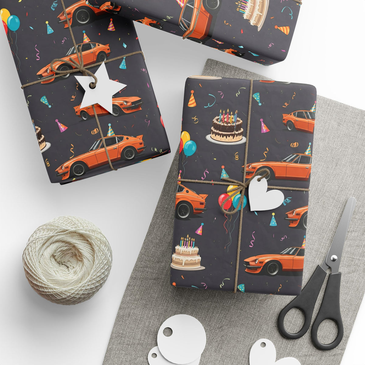 Nissan 280Z birthday wrapping paper — view 11