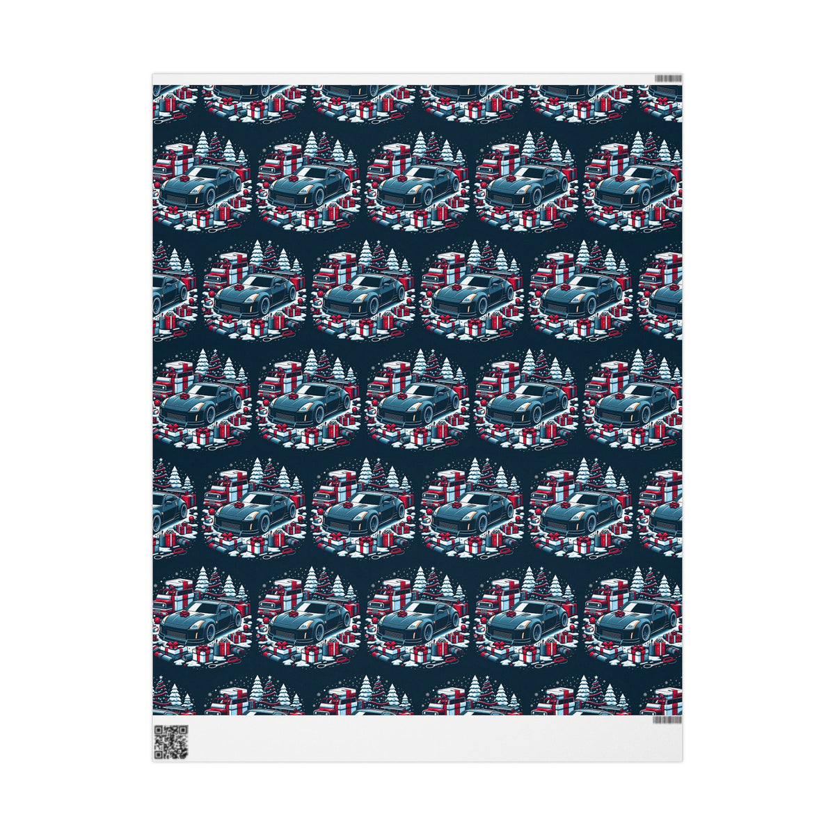 Nissan 350Z Christmas wrapping paper — view 2