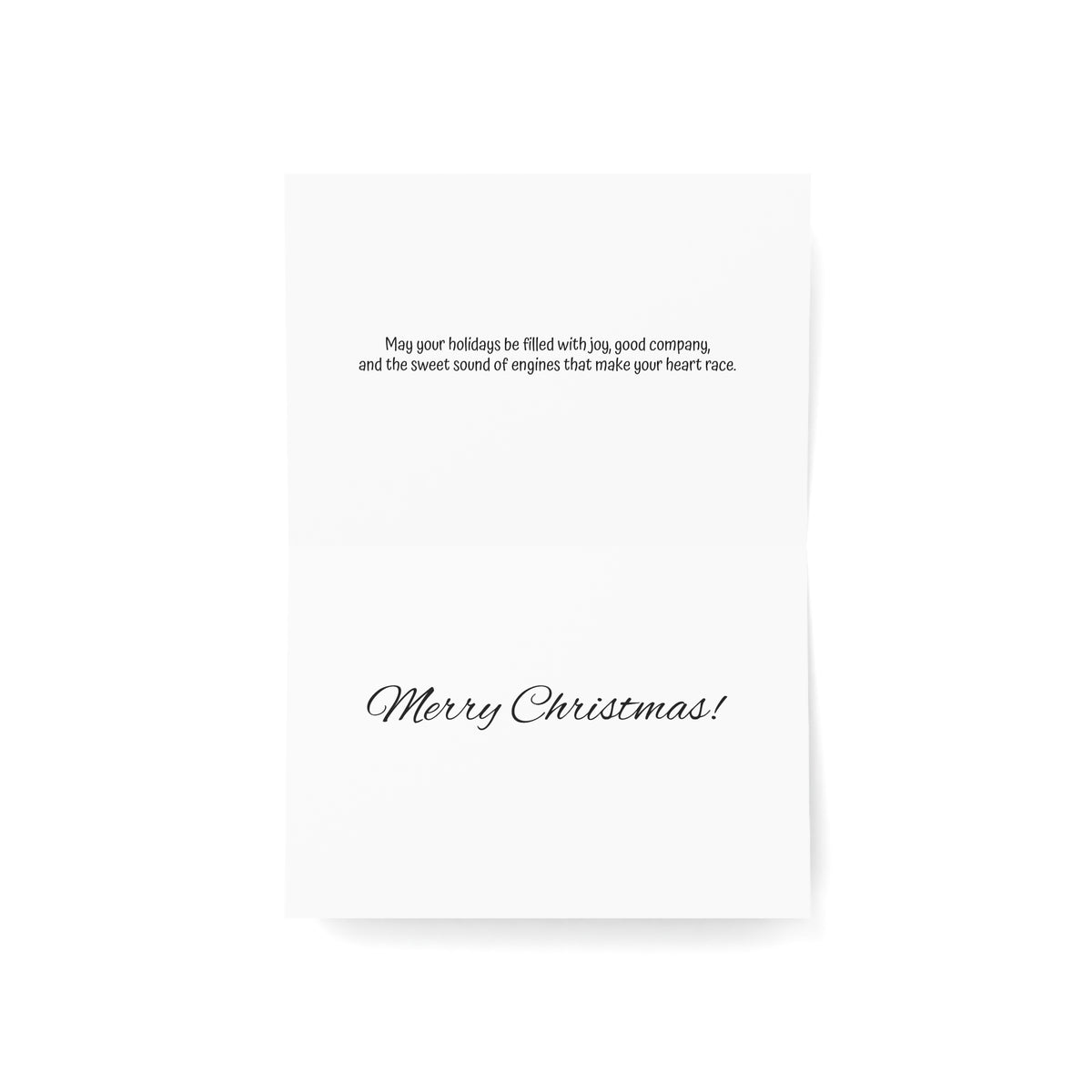 Christmas Dodge Challenger greeting card — view 4