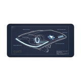 350Z Stage 3 Design Series Kirby Headlights Desk Mat