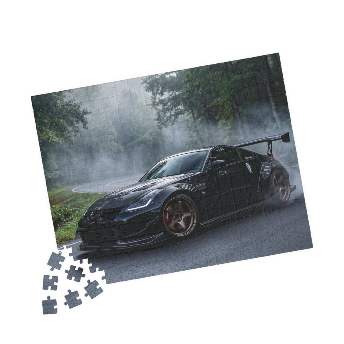 Nissan 350Z wide-body racing jigsaw puzzle — view 3