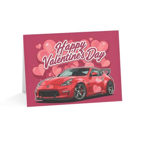 Valentine's Day Nissan 370Z Greeting Card