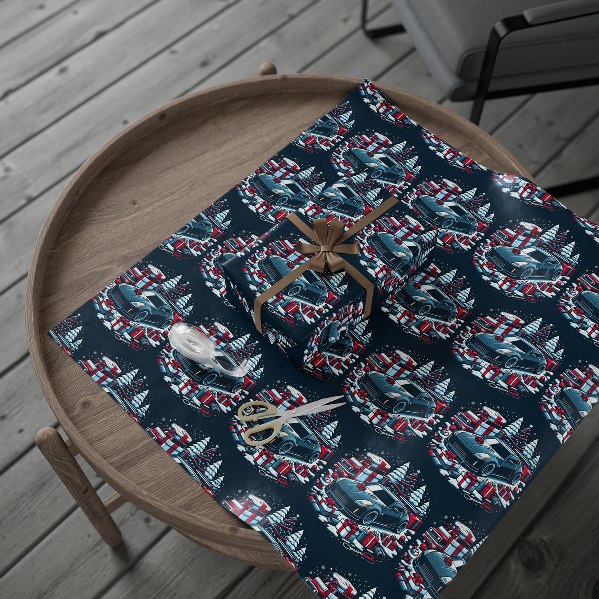 Nissan 350Z Christmas wrapping paper — view 9