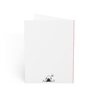 Valentine's Day Mitsubishi Lancer Evo VIII greeting card — view 2