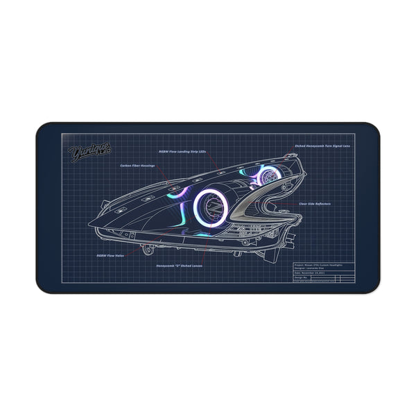 Alfombrilla de escritorio 370Z Neopixel con faros personalizados