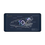 370Z Neopixel Custom Headlights Desk Mat