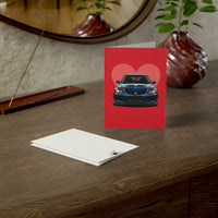 Valentine's Day Mitsubishi Lancer Evo VIII greeting card — view 5