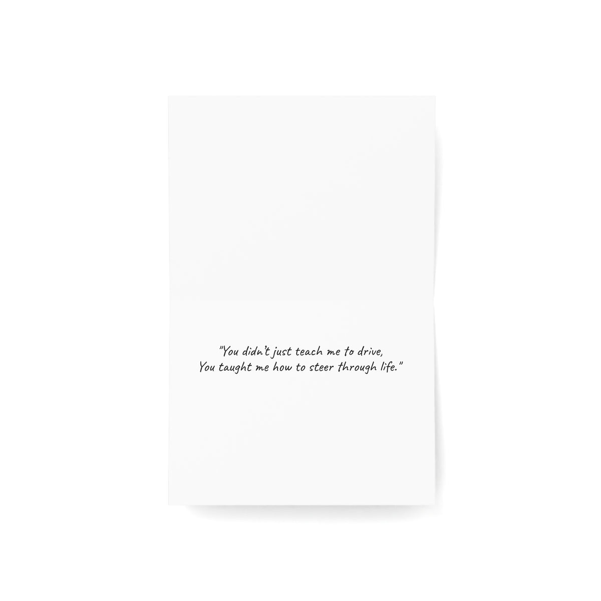 Father's Day Ford Mustang greeting card — view 4