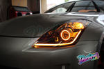 Yunique LED 03-09 Nissan 350z Stage 2 Switchback Headlights