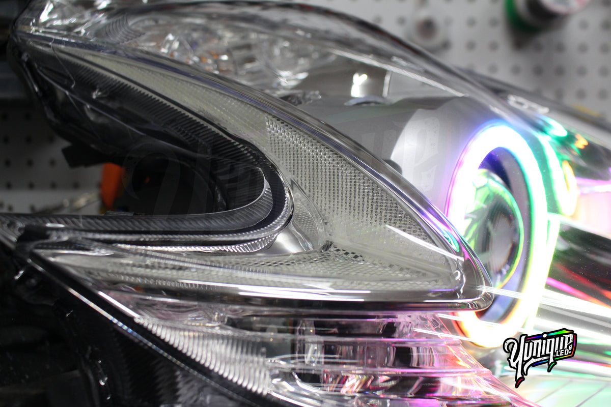 Nissan 370Z OEM headlight refresh and rebuild — view 3