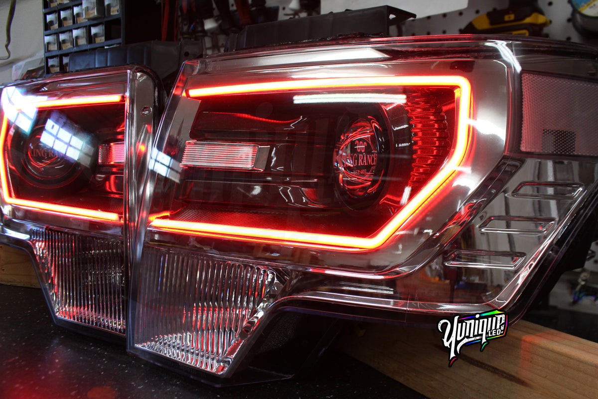 2009-2014 Ford F-150 custom LED headlights — view 3