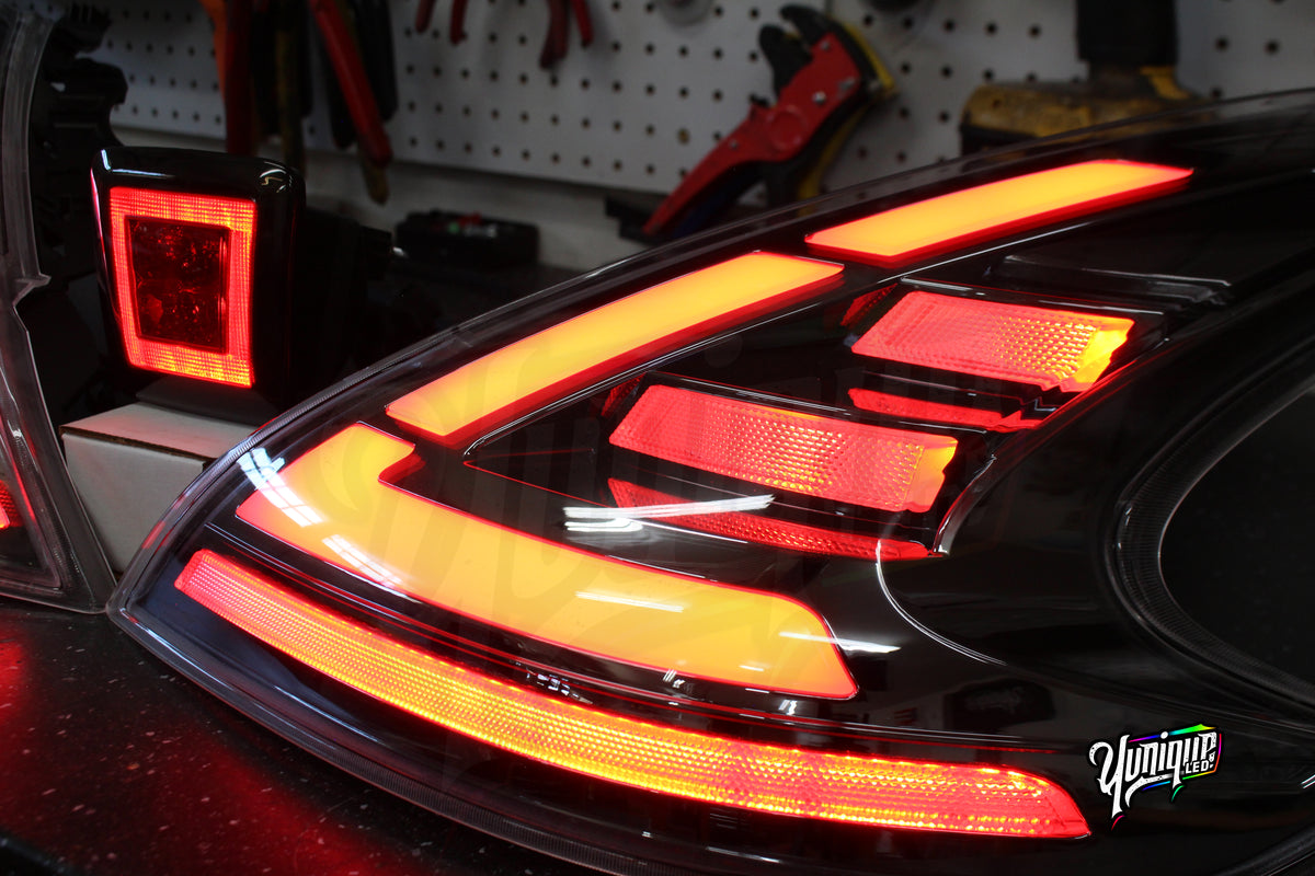 Nissan 370Z RGBW Ghozt custom LED taillights — view 11
