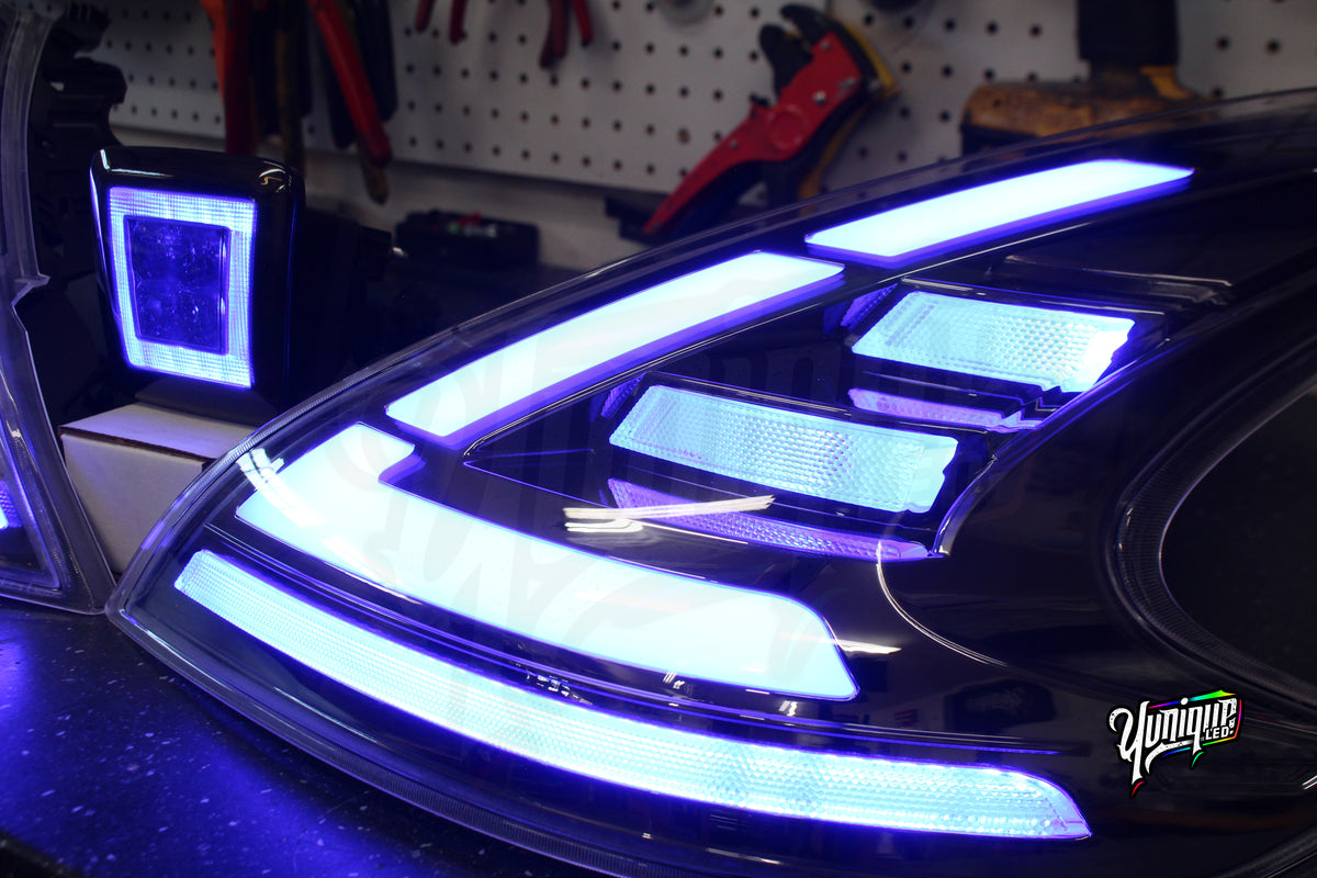 Nissan 370Z RGBW Ghozt custom LED taillights — view 12
