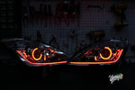 New Style Yunique LED 03-09 Nissan 350z BlueGhozt Stage 3 Headlights
