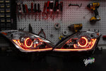 New Style Yunique LED 03-09 Nissan 350z BlueGhozt Stage 3 Headlights