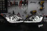 New Style Yunique LED 03-09 Nissan 350z BlueGhozt Stage 3 Headlights