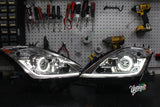 New Style Yunique LED 03-09 Nissan 350z BlueGhozt Stage 3 Headlights