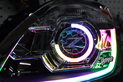 New Style Yunique LED 03-09 Nissan 350z BlueGhozt Stage 3 Headlights