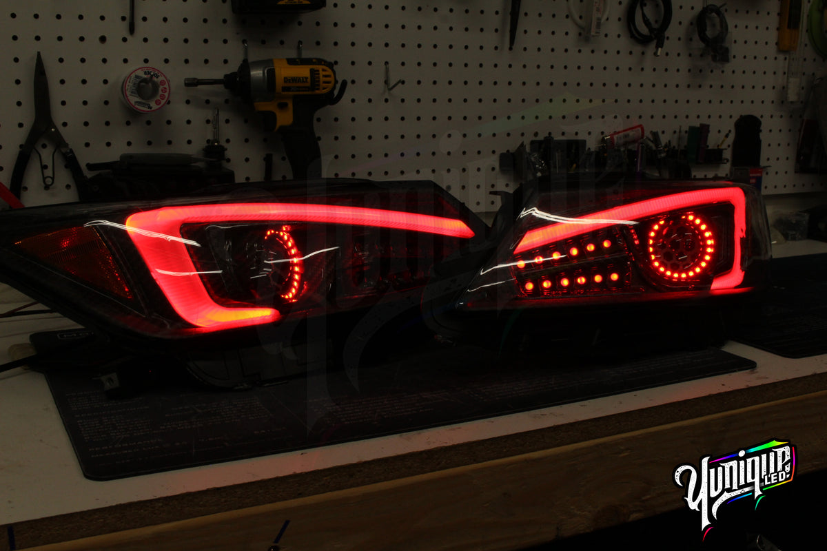 2011-2013 Scion tC BlueGhozt Stage 3 custom LED headlights — view 3