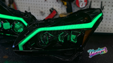 Infiniti G37 Sedan (10-13) Stage 3 Blueghozt Headlights