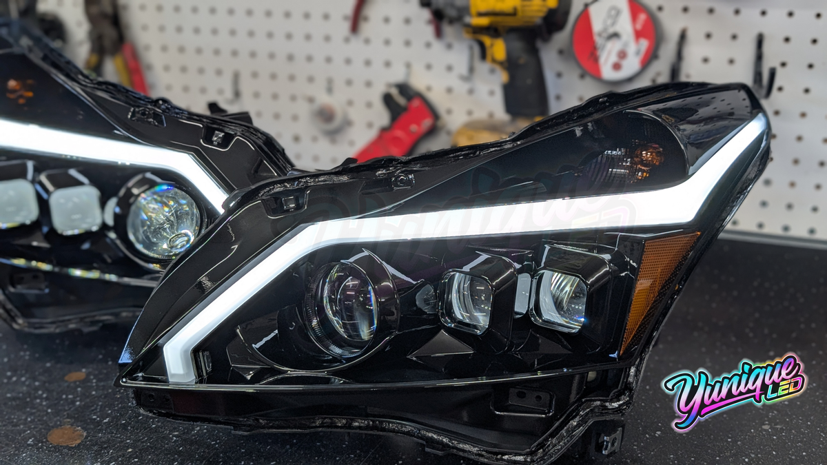 Infiniti G37 Sedan BlueGhozt Stage 3 LED headlights — view 2
