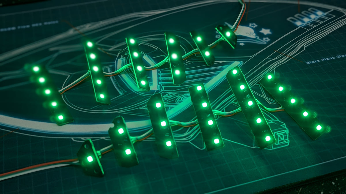 Nissan 350Z UCS2903 RGB flow taillight LED boards — view 3