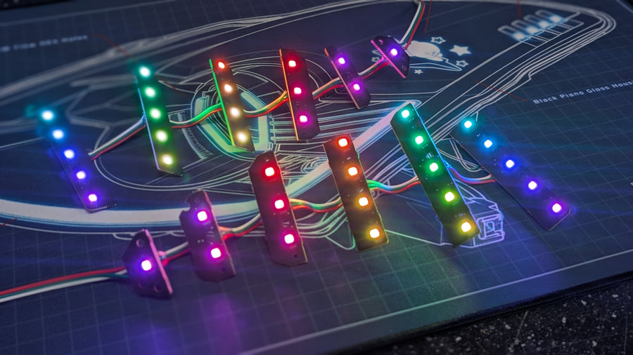 Placas LED de luces traseras RGB Flow para Nissan 350Z (UCS2903)
