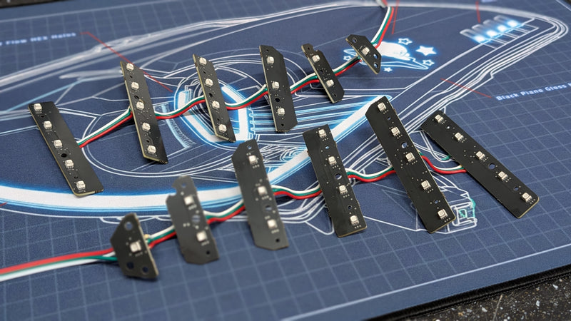 350z RGB UCS2903 LED Taillight Boards