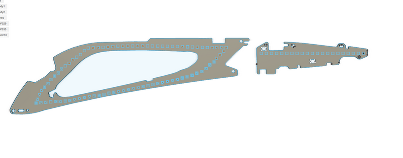 2020 Toyota Supra UCS2903 RGB LED Taillight Boards (Render)