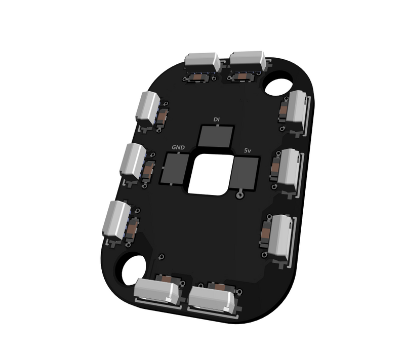 Chevrolet Bowtie RGBW Neopixel (Render)