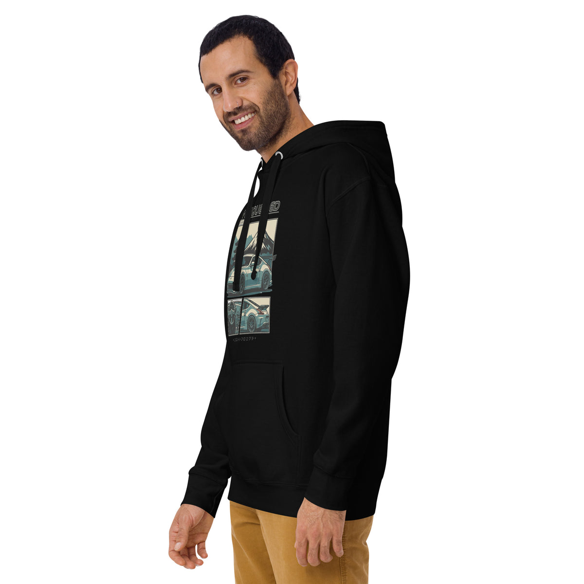 Nissan 370Z JDM pullover hoodie — mockup 3
