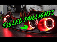 Feux arrière séquentiels à LED Infiniti G35 Coupé 03-07 avec mode démo