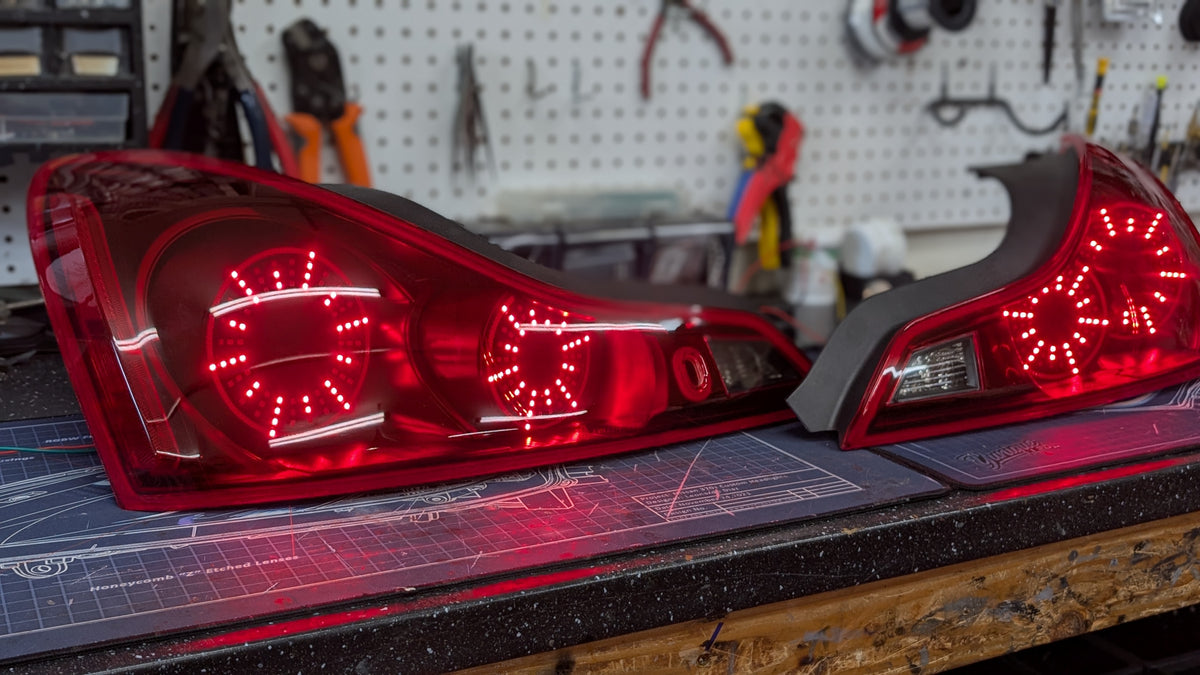 2008-2013 Infiniti G37 Coupe Stage 3 Custom Tail Lights